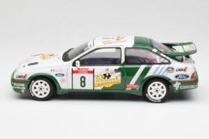 Ford Sierra RS Cosworth #8 D. Auriol / B. Occelli Rally Tour de Corse 1988 AUTOart 1:18 88812 Kovina – slika 4 od 8