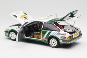 Ford Sierra RS Cosworth #8 D. Auriol / B. Occelli Rally Tour de Corse 1988 AUTOart 1:18 88812 Kovina – slika 5 od 8