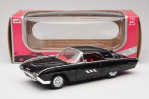 Ford Thunderbird Črna Anson 1:18 30344 Kovina – slika 8 od 8