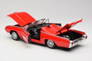 Ford Thunderbird Kabriolet Rdeča Anson 1:18 30334 Kovina – slika 5 od 8
