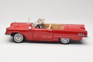 Ford Thunderbird Kabriolet Rdeč Sun Star 1:18 4311 Kovina – slika 4 od 8