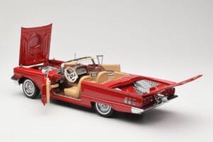 Ford Thunderbird Kabriolet Rdeč Sun Star 1:18 4311 Kovina – slika 5 od 8