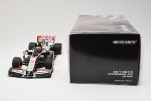 Haas VF-20 #20 K. Magnussen Abu Dhabi GP 2020 Minichamps 1:18 110201720 Kovina – slika 6 od 6