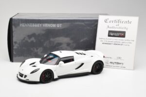 Hennessey Venom GT Bel AUTOart 1:18 75404 Kovina – slika 8 od 8