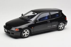 Honda Civic SiR II EG6 VTEC Črn LCD 1:18 LCD18018-BL Kovina