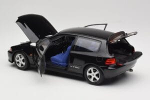 Honda Civic SiR II EG6 VTEC Črn LCD 1:18 LCD18018-BL Kovina – slika 5 od 9