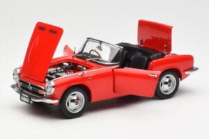 Honda S800 Roadster Rdeč AUTOart 1:18 73276 Kovina – slika 2 od 8
