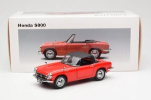 Honda S800 Roadster Rdeč AUTOart 1:18 73276 Kovina – slika 8 od 8