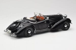 Horch 855 Roadster Črn Sun Star 1:18 2401 Kovina – slika 3 od 8