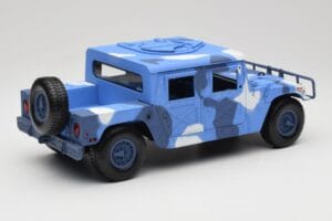 Hummer H1 Humvee Moder & Bel Motormax 1:18 73157 Kovina – slika 3 od 8
