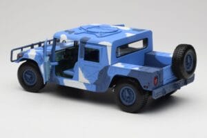 Hummer H1 Humvee Moder & Bel Motormax 1:18 73157 Kovina – slika 5 od 8