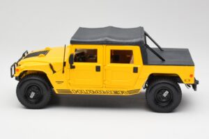 Hummer H1 Soft Top Rumen Maisto 1:18 56041 Kovina – slika 4 od 8