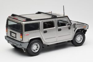 Hummer H2 Srebrna Maisto 1:18 7449569 Kovina – slika 3 od 8