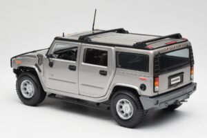 Hummer H2 Srebrna Maisto 1:18 7449569 Kovina – slika 7 od 8