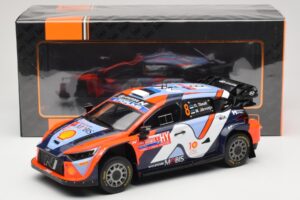 Hyundai i20 N Rally1 #8 Hyundai Shell Mobis WRT O. Tanak / M. Jarveoja Rally Chile 2024 IXO 1:18 18RMC223 Kovina – slika 6 od 6