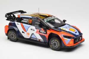 Hyundai i20 N Rally1 WRC Hybrid #11 T. Neuville / M. Wydaeghe Safari Rally Kenya 2024 IXO 1:18 18RMC208 Kovina – slika 4 od 6