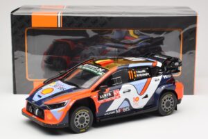 Hyundai i20 N Rally1 WRC Hybrid #11 T. Neuville / M. Wydaeghe Safari Rally Kenya 2024 IXO 1:18 18RMC208 Kovina – slika 6 od 6
