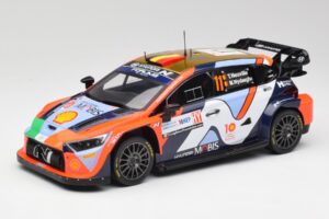 Hyundai i20 N Rally1 #11 T. Neuville / M. Wydaeghe Rally Croatia 2024 IXO 1:18 18RMC203 Kovina