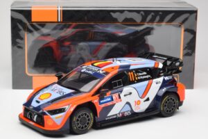 Hyundai i20 N Rally1 #11 T. Neuville / M. Wydaeghe Rally Sweden 2024 IXO 1:18 18RMC201 Kovina – slika 6 od 6