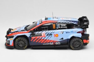 Hyundai i20 N Rally1 WRC #8 O. Tänak / M. Järveoja Rally Monte Carlo Night Version 2024 IXO 1:18 18RMC195 Kovina – slika 3 od 6