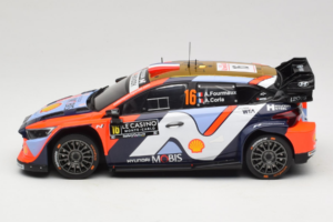 Hyundai i20 N WRC #16 A. Fourmaux / A. Coria Rally Monte Carlo 2025 IXO 1:18 18RMC230A Kovina – slika 3 od 6