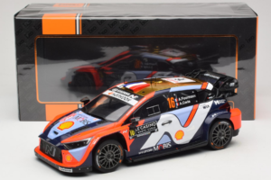 Hyundai i20 N WRC #16 A. Fourmaux / A. Coria Rally Monte Carlo 2025 IXO 1:18 18RMC230A Kovina – slika 6 od 6