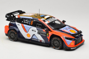 Hyundai i20 N WRC #16 A. Fourmaux / A. Coria Rally Monte Carlo Night Version 2025 IXO 1:18 18RMC230B Kovina – slika 4 od 6