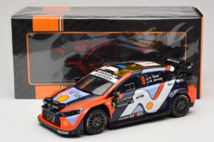 Hyundai i20 N WRC #16 A. Fourmaux / A. Coria Rally Monte Carlo Night Version 2025 IXO 1:18 18RMC230B Kovina – slika 6 od 6