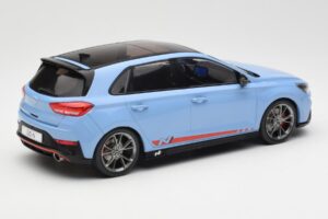 Hyundai i30 N Svetlo Modra MCG 1:18 MCG18503 Kovina – slika 2 od 6