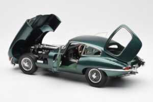Jaguar E-Type 3.8 Series 1 Temno Zelen Kyosho 1:18 08954DG Kovina – slika 5 od 8