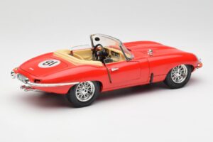 Jaguar E-Type Kabriolet Rdeč Bburago 1:18 3016 Kovina – slika 3 od 8