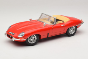Jaguar E-Type Series 1 Kabriolet Rdeč Bburago 1:18 3038 Kovina