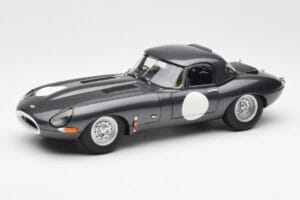 Jaguar E-Type Series 1 Coupe Lightweight Temno Siv AUTOart 1:18 73647 Kovina