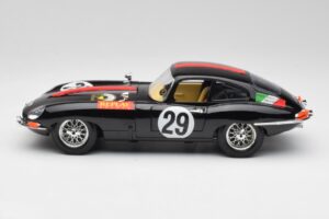 Jaguar E-Type #29 Črn Bburago 1:18 3018-M4 Kovina – slika 4 od 8