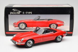 Jaguar E-Type Roadster Series III V12 Rdeč AUTOart 1:18 73523 Kovina – slika 8 od 8