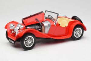 Jaguar SS 100 Rdeč Bburago 1:18 3006-M1 Kovina – slika 2 od 8