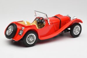 Jaguar SS 100 Rdeč Bburago 1:18 3006-M1 Kovina – slika 3 od 8