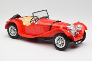Jaguar SS 100 Rdeč Bburago 1:18 3006-M1 Kovina – slika 6 od 8