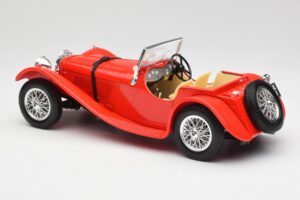 Jaguar SS 100 Rdeč Bburago 1:18 3006-M1 Kovina – slika 7 od 8