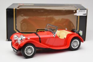 Jaguar SS 100 Rdeč Bburago 1:18 3006-M1 Kovina – slika 8 od 8