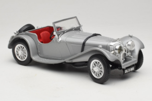 Jaguar SS100 Srebrn Bburago 1:18 3006-M2 Kovina – slika 4 od 6
