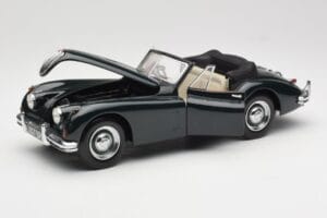 Jaguar XK140 Drophead Coupe Črna Sun Star 1:18 2802 Kovina – slika 2 od 8