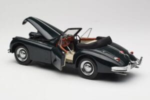 Jaguar XK140 Drophead Coupe Črna Sun Star 1:18 2802 Kovina – slika 5 od 8