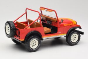 Jeep CJ-7 Renegade Rdeč MCG 1:18 MCG18110 Kovina – slika 2 od 6