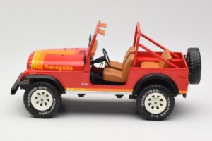 Jeep CJ-7 Renegade Rdeč MCG 1:18 MCG18110 Kovina – slika 3 od 6