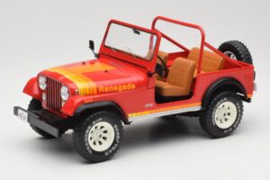 Jeep CJ-7 Renegade Rdeč MCG 1:18 MCG18110 Kovina