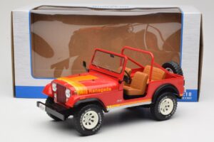 Jeep CJ-7 Renegade Rdeč MCG 1:18 MCG18110 Kovina – slika 6 od 6