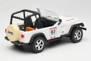 Jeep Wrangler Rallye #97 Bež Solido 1:18 9012 Kovina – slika 2 od 6