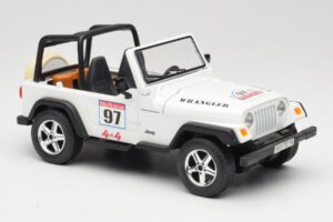 Jeep Wrangler Rallye #97 Bež Solido 1:18 9012 Kovina – slika 4 od 6