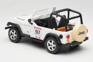 Jeep Wrangler Rallye #97 Bež Solido 1:18 9012 Kovina – slika 5 od 6